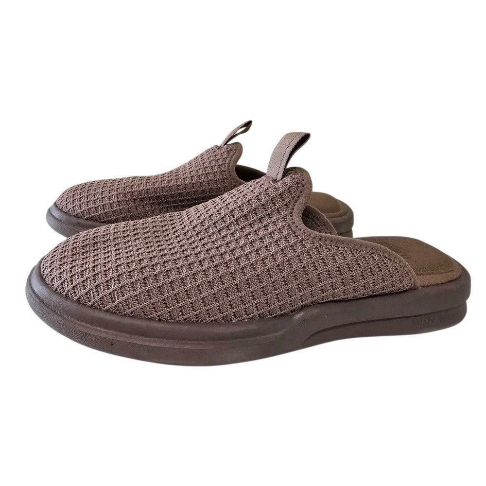 Lusso Cloud Slippers Womens 9 Pelli Waffle Knit Comfort Slip‎ On Slides Men 7